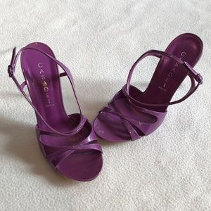 Casadei purple heel
